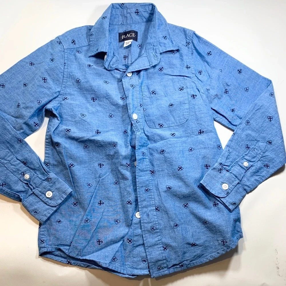 Children’s Place | Button Down Shirt S 5/6 Long Sleeve Top Dressy